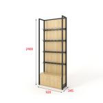 135cm Height Convenience Store Display Shelves 66cm width 89cm leghth For Retail