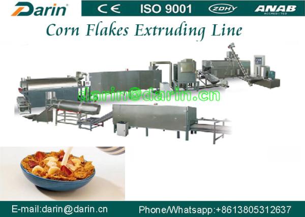 Buy cheap Fully stainless steel 304 breakfast cereals corn flakes production line from wholesalers