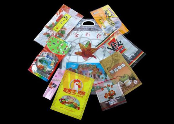 Buy cheap Back Seal Flexible Food Packaging With Zipper And Handhold from wholesalers