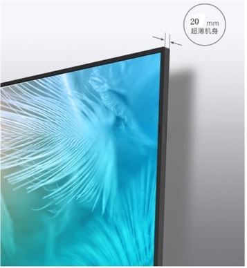 20mm Super thin high bright 400-700 nits 43" inch LED LCD monitor with metal casing and WIFI Android OS for ads signage display