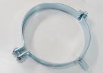Galvanized Carbon Steel Round Double Bolt Clamp Split Hanging Hoop Pipe Clamp