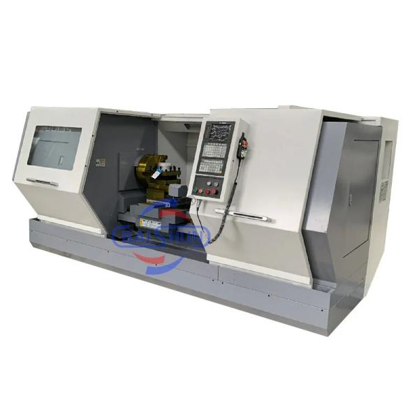 Buy cheap Automatic Flat Bed CNC Lathe Machine Metal Cnc Turning Machine from wholesalers
