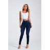 Buy cheap Women Elastic Jeans Pants Spring Slim Fashion High Waist Small Feet Jeans from wholesalers