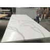 Buy cheap Gray And White Quartz Tile Countertop Kitchen Cabinet Top Customised Size from wholesalers