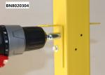 2 X 2 Inch Gauge Tube Steel Corner Post For Perimeter Guarding Systems