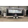Buy cheap food trailer Coffee Hot Dog Food Carts With Full Kitchen, Mobile Ice Cream Food Trailer from wholesalers