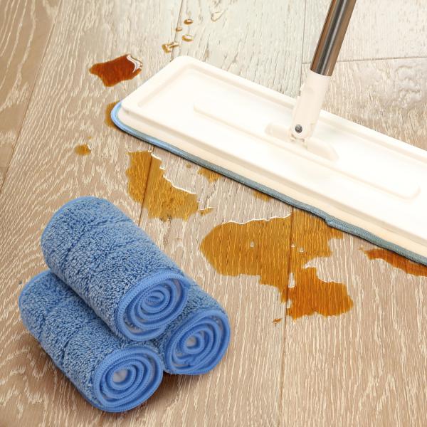 Buy cheap Professional microfiber wet mop heads Machine Washable Long Lasting Reusable Microfiber Mop Pads from wholesalers