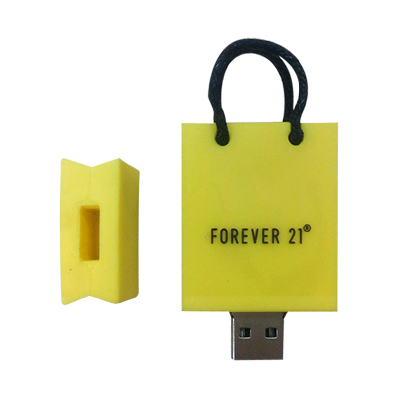 PVC Cartoon Shapes Forever 21 USB Flash Drives 10MB/S Personalised Usb Sticks