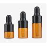 Buy cheap Transparent Rose Gold Glass Dropper Bottle 1ml 2ml 3ml 5ml Essential Oil Sample Trial from wholesalers