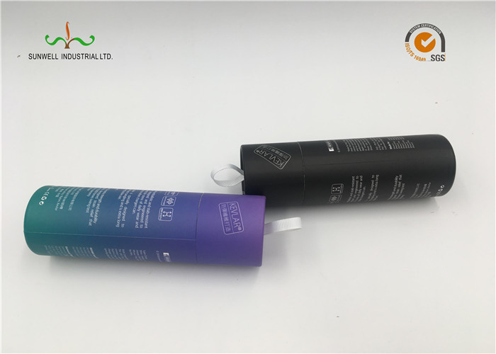 2 Packs Custom Design Cardboard Cylinder Tubes , Promotion Cardboard Cores