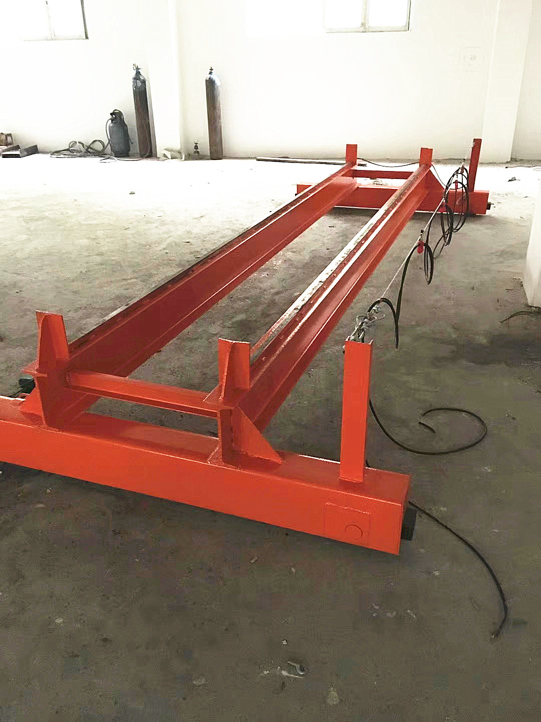 China's high quality and low price light10 tons double beam bridge crane, simple double beam lifting machinery, double b