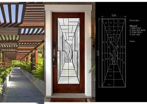 Buy cheap Primed White Decorative Panel Glass For Doors , Sidelights , Transoms from wholesalers