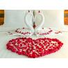 Buy cheap Silk Polyester Fabrics Artificial Rose Petals For Decoration Non-Toxic from wholesalers