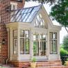 Buy cheap White Wrought Iron Sun Room Aluminum Toughened Glass Room Terrace Entrance Door Shade House European Luxury Villa from wholesalers