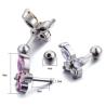 Buy cheap New design korea style butterfly zircon stud earrings for girls from wholesalers