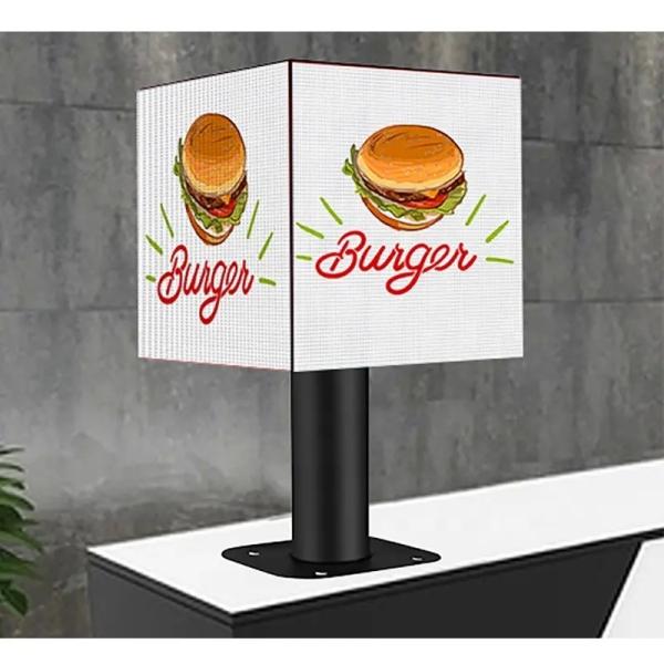 Buy cheap IP31 Magic Cube Commercial LED Display With Iron Sealed Cabinet And 1/32s Scanning from wholesalers