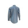 Buy cheap Men's 100%Cotton Chambray Blue Work Shirt Long Sleeve Chest Pockets Detailed Sleeve Band from wholesalers
