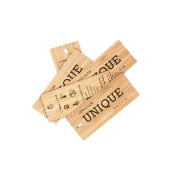 Buy cheap Bamboo Clothes Label Tag With Information from wholesalers