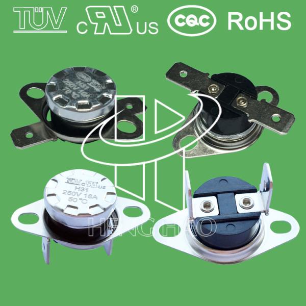Buy cheap temperature cutout switch,thermal cutout switch,bimetal disc thermostats H31 250v 10 NC TYPE from wholesalers