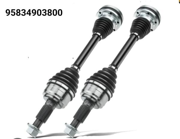 Heavy Duty Black Powder Coated Axle Drive Shaft / Drive Axle Shaft Assembly
