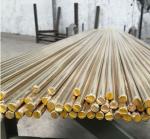 Round / Square / Hex Brass Rod , Yellow High Strength CW602N Brass Flat Bar