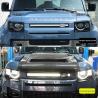 Buy cheap For Land Rover Defender 2020-2024 Luminous Grille Car Front Grid Strong Dynamic Flowing Day Running Light from wholesalers