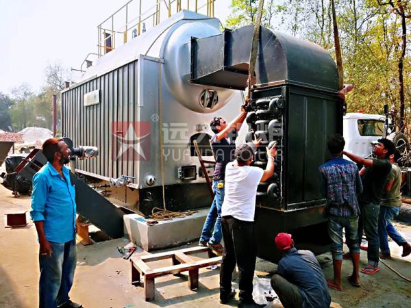 Buy cheap Q345R Material Chain Grate Coal Fired Steam Boiler 4 Ton In Textile Industry from wholesalers