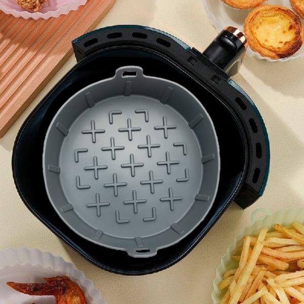 Buy cheap Food Safe Silicone Kitchen Tool Easy Cleaning Air Fryer Pot Liners Reusable Basket from wholesalers
