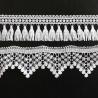Buy cheap 20KJ89 Polyester White Flower 50mm Embroidery Lace Trim from wholesalers