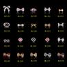 Buy cheap Silver Gold Bow Nail Art Glitter Rhinestones Decoration Alloy Metal 3D Charm ML1153-1172 from wholesalers