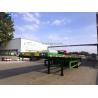Buy cheap 12R22.5 12pc Tires Flatbed Container Trailers With Fuwa Axle from wholesalers