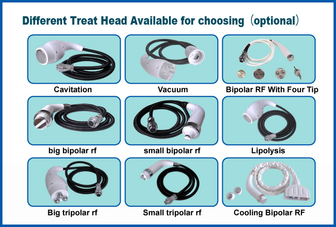 Commercial Cavitation RF Vacuum Slimming Machine 7 in 1 For Beauty Center