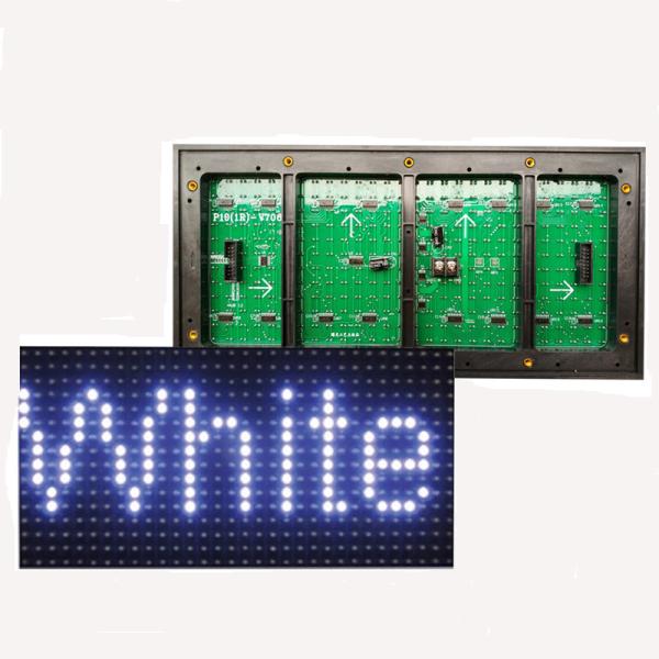 Buy cheap 10mm Single LED Moving Message Display Sign P10 Smd LED Module 320*160mm from wholesalers