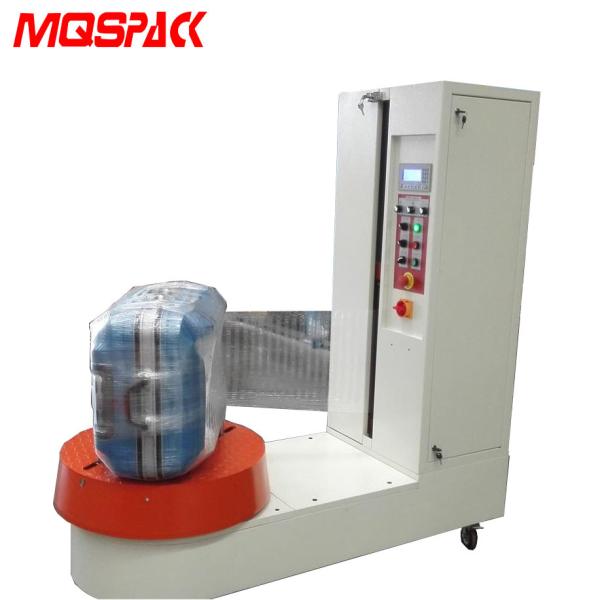 Buy cheap 1.15kw Baggage Wrapping Machine , PLC Controlled Luggage Machine In Airport from wholesalers