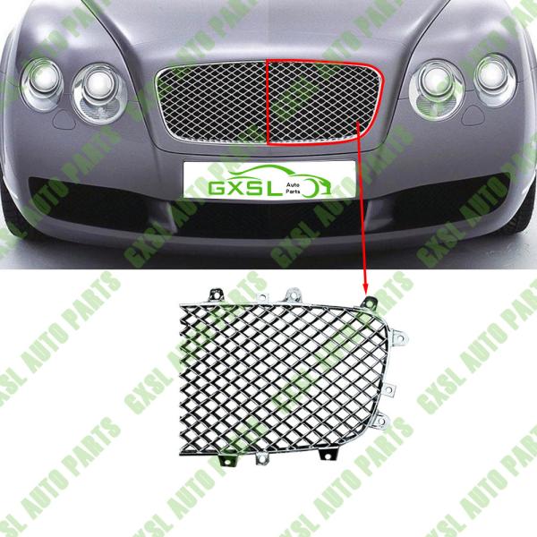 Left Chrome Radiator Grille For Bentley Continental GT 2004-2008 Flying Spur