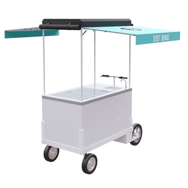 Buy cheap Multifunctional Electric Ice Cream Bicycle Cart For Outdoor CE Certification from wholesalers