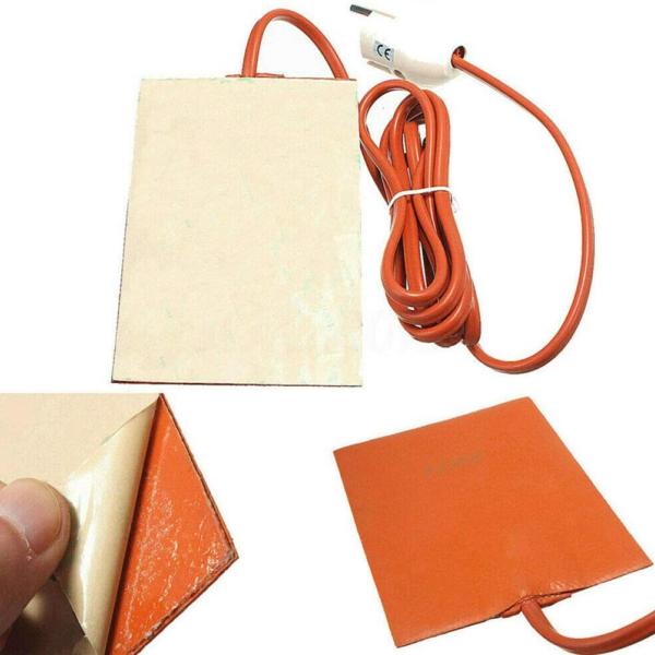 Buy cheap 110v 120w Silicone Strip Heater , 180C Flexible Rubber Heater from wholesalers