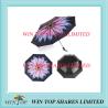 Buy cheap 3 sections telescopic UV block borage flower Umbrella from wholesalers