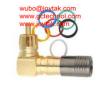 Buy cheap RCA Connector Compression Type gold plated RCA male right angle for RG6 Coax Cable HDTV connector from wholesalers