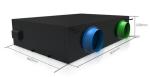 90W Ceiling 500m3/h ERV Energy Recovery Ventilator