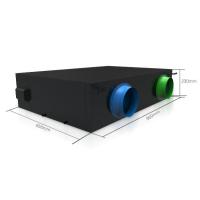 Buy cheap WIFI App Ducting Positive 99.9% Home Heat Recovery Ventilation System product