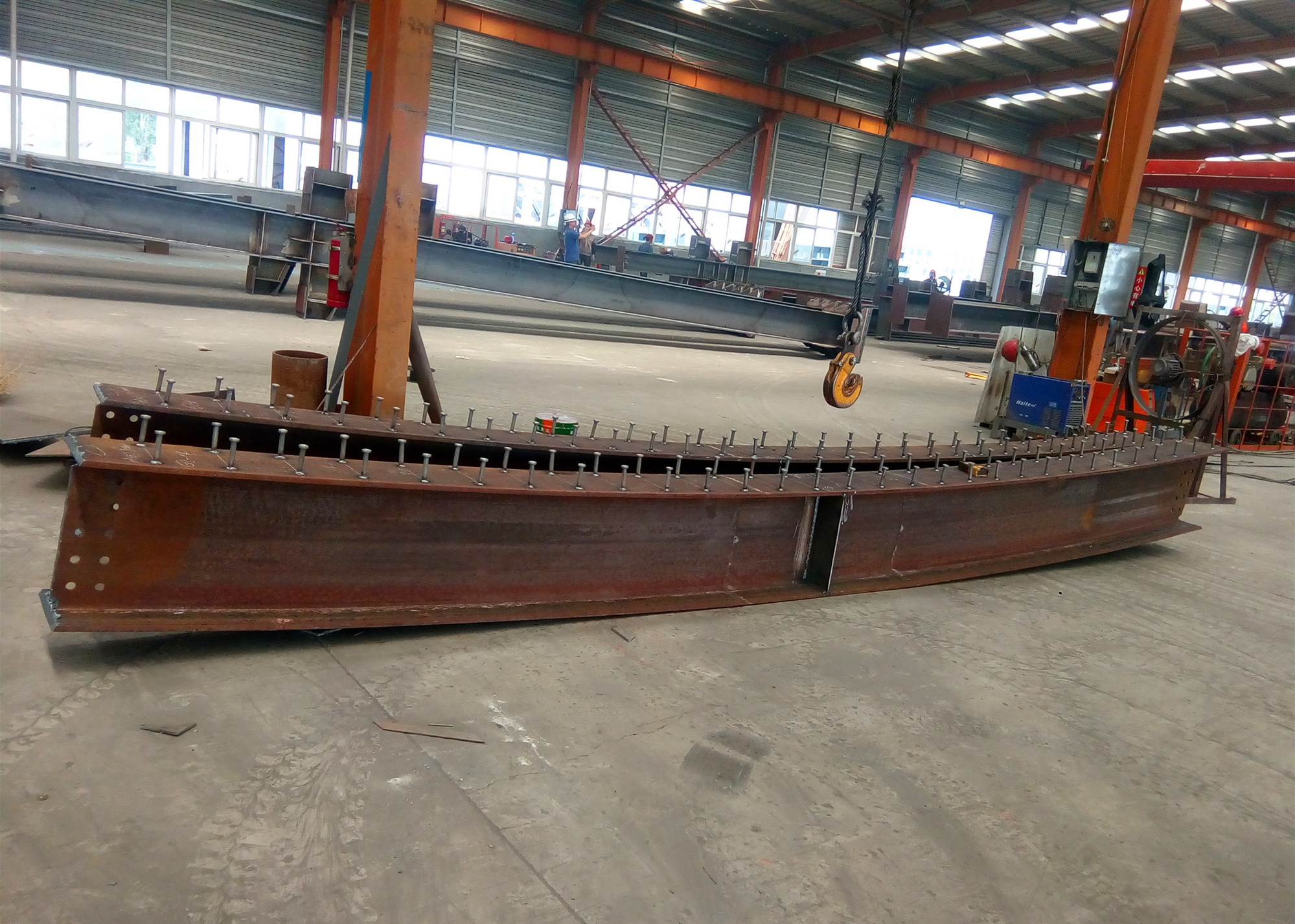 Large Size Architectural Structural Steel Fabrication / Welding Steel Building Structures