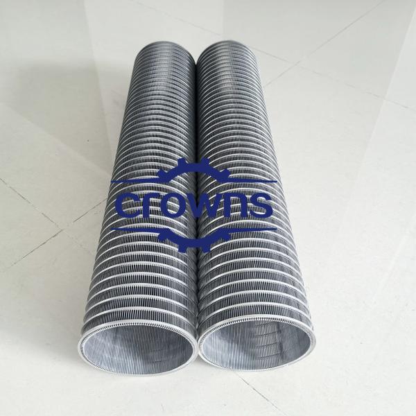 Buy cheap 316 316L stainless steel thread adapter connection wedge wire screen filter cartridge wedge wire sreen pipe from wholesalers