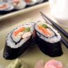 Buy cheap Widely Available Vacuum Sealed Sushi Nori Sheets Dark Green Color from wholesalers