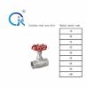 Buy cheap Internal Round Thread Handle Lock Through Ball Valve 316 Stainless Steel from wholesalers