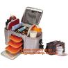Buy cheap Large Soft Cooler Insulated Picnic Bag for Grocery, Camping, Car, Bright Orange Color, food packing insulated Aluminum from wholesalers
