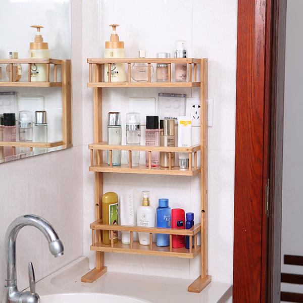 Buy cheap 4 tier bamboo fridge storage rack from wholesalers