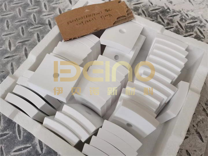 Impact Resistance Ceramic Lining Pipe Weldable Alumina Ceramic Tile