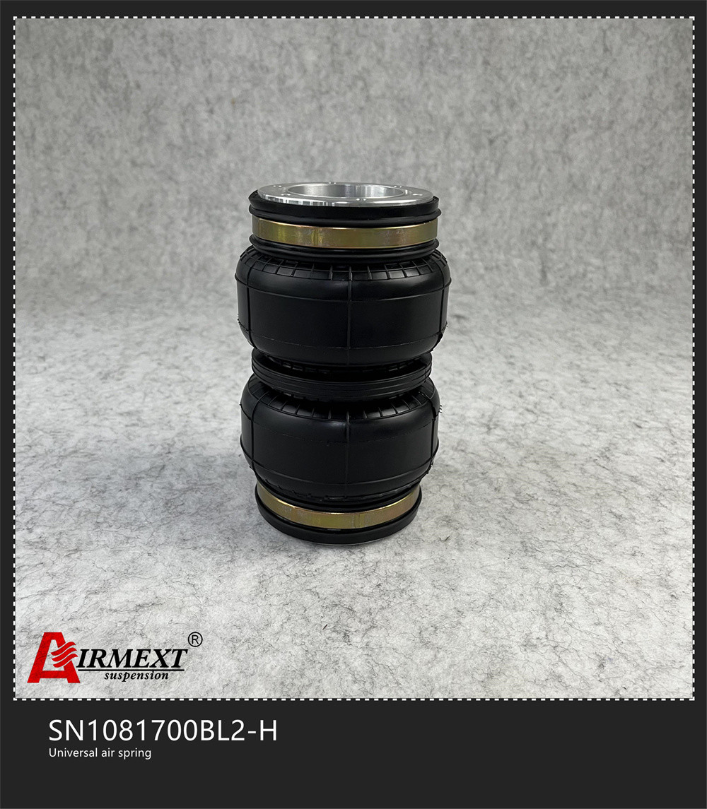 Double Convoluted Airbag Shock Absorber Rubber Air Spring SN108170BL2-H