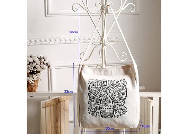 Buy cheap Utility Womens Canvas Bags , Foldable Shoulder Handbags Water Resistant from wholesalers